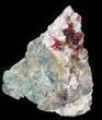 Roselite and Calcite Crystals on Matrix - Morocco #44760-1
